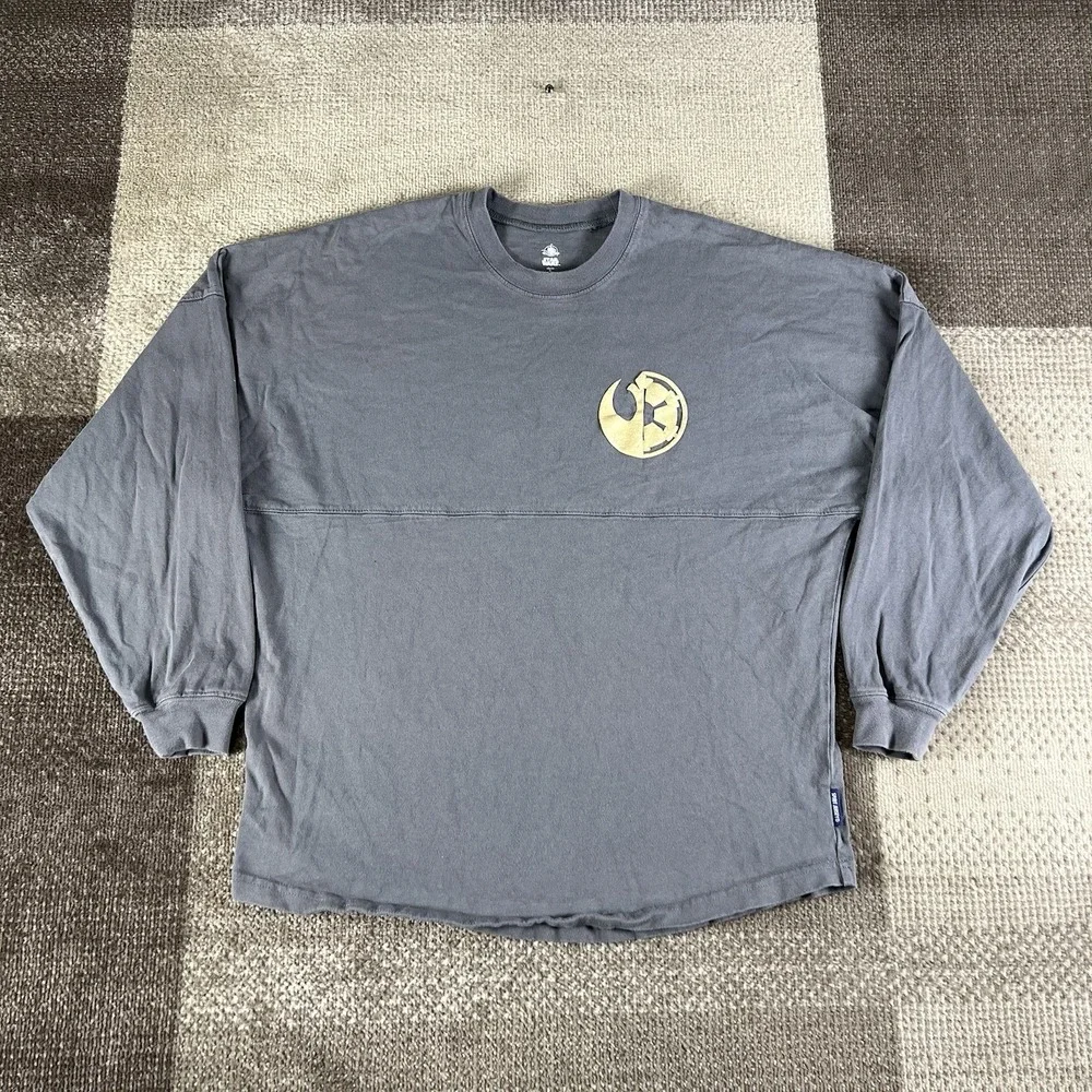 Disney Parks‎ Galaxy's Edge Star Wars Gray Spirit Jersey Rebel Imperial Size S